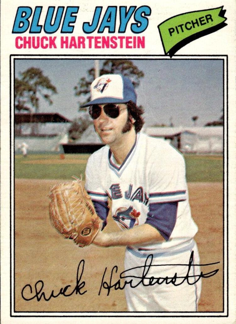 1977 O-Pee-Chee Baseball Chuck Hartenstein #157 PSA 9