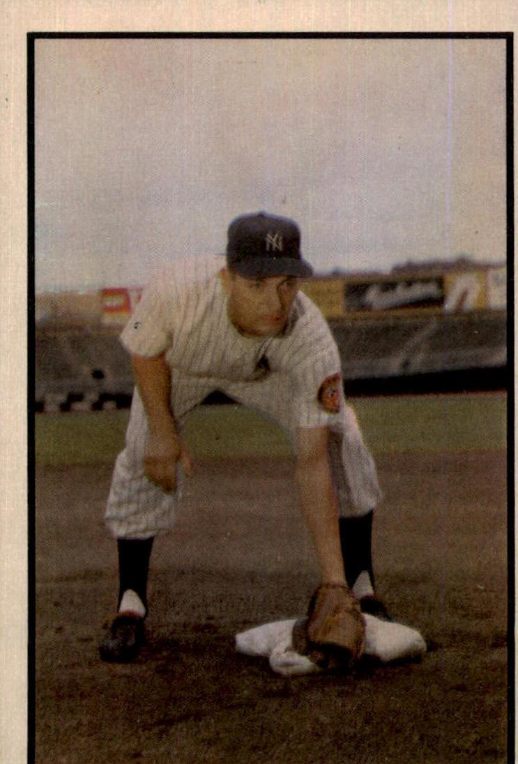 1953 Bowman Color Baseball Jim Brideweser #136 PSA 5.5
