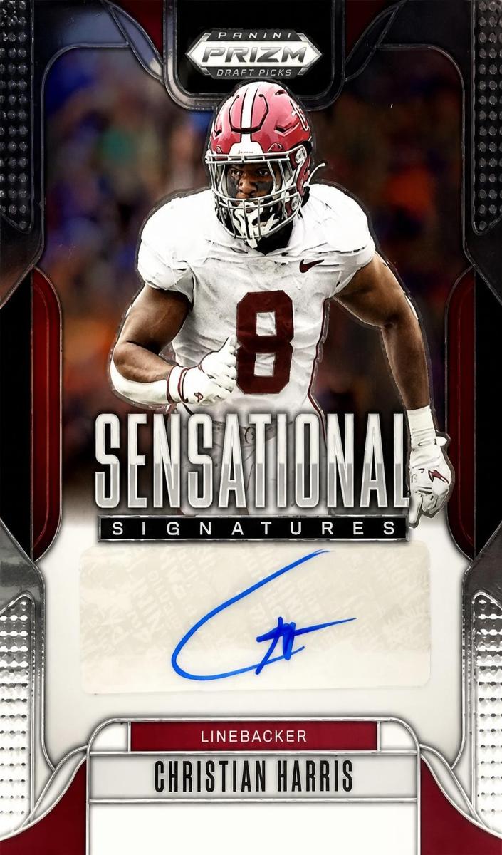 2025 Panini Prizm Draft Picks Football Christian Harris #SS-CNH