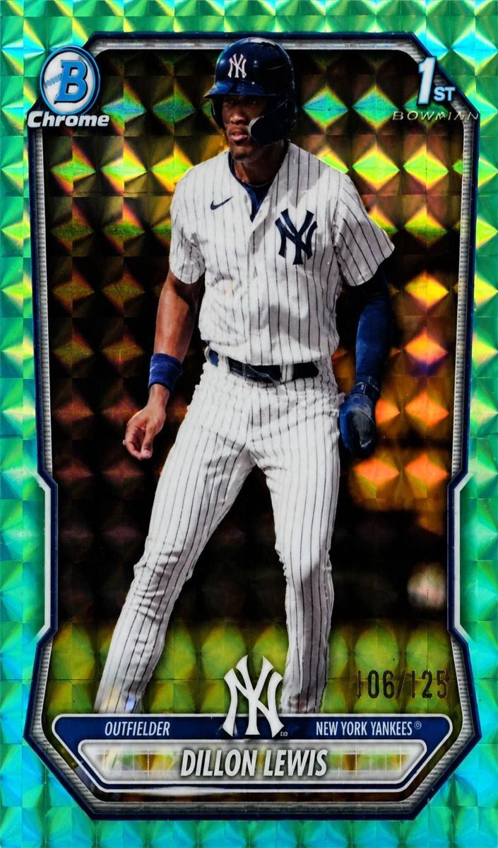 2026 Bowman Baseball Aqua Geometric Dillon Lewis #BCP-148