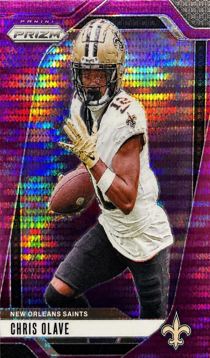 2024 Panini Prizm Football Purple Pulsar Chris Olave #206