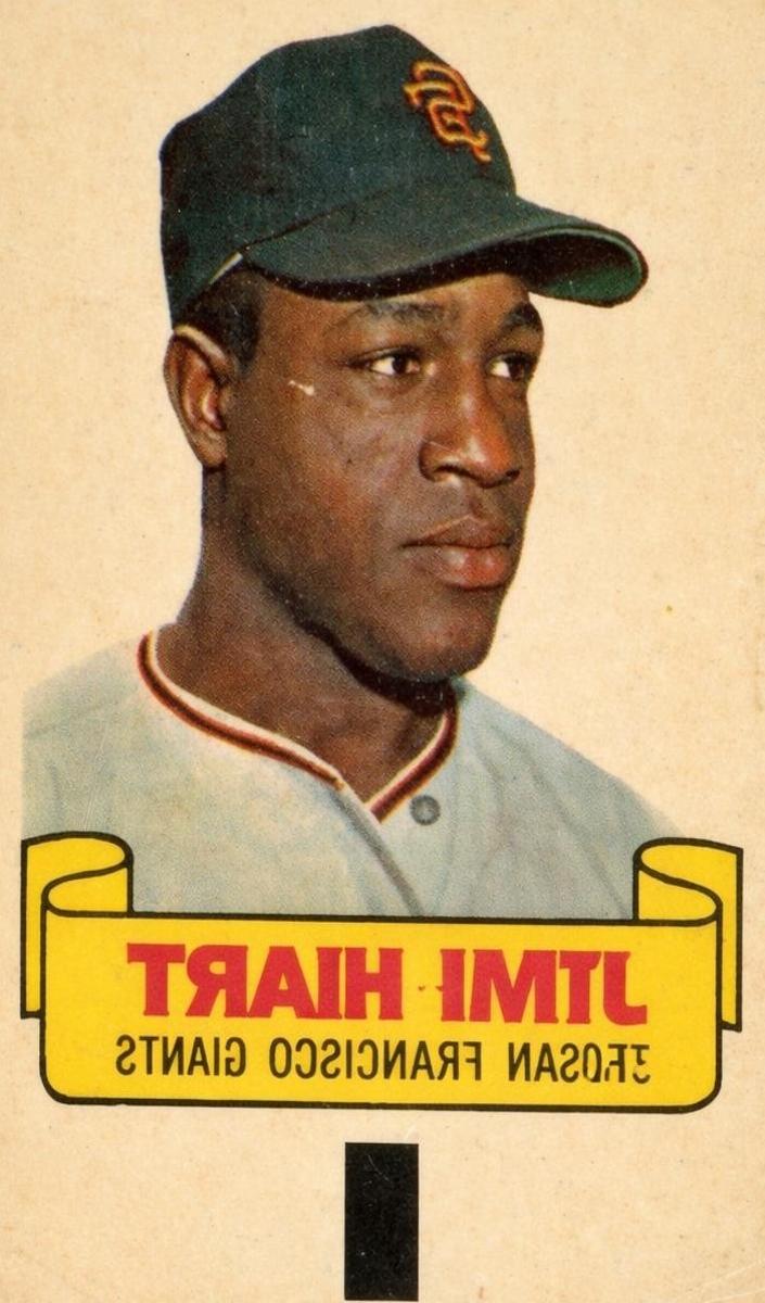 1966 Topps Rub-Offs Baseball Jim Hart #NNO