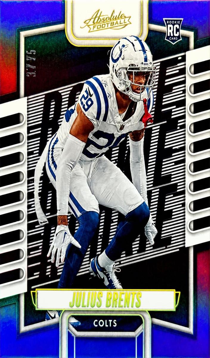 2023 Panini Absolute Football Spectrum Purple Julius Brents #169