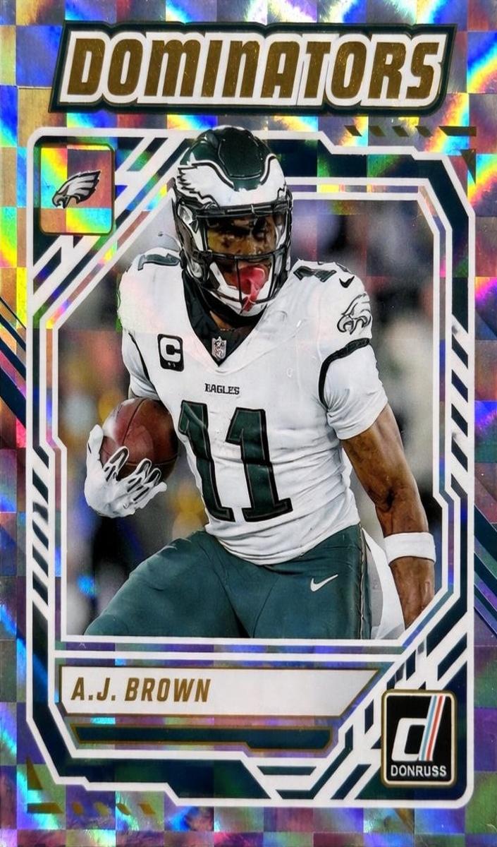 2025 Panini Donruss Football A.J. Brown #DOM-ABN