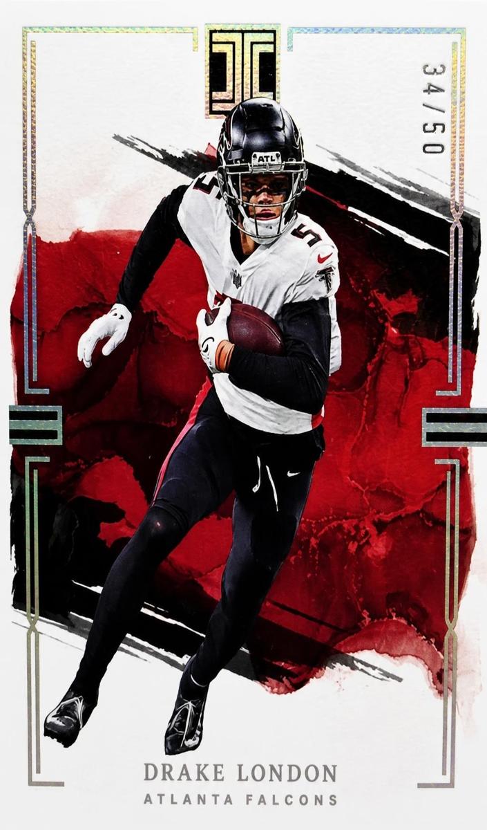 2023 Panini Impeccable Football Silver Drake London #4