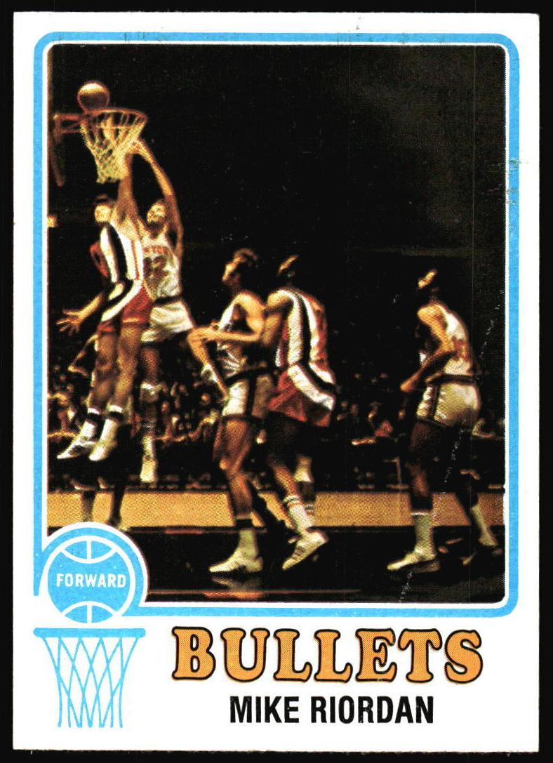 1973 Topps Basketball Mike Riordan #35 PSA 6