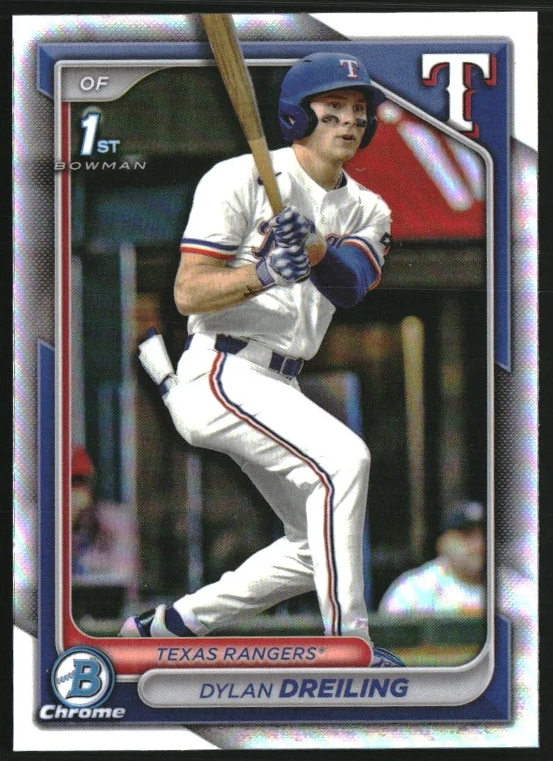 2024 Bowman Draft Chrome Baseball Refractor Dylan Dreiling #BDC-42 PSA 10