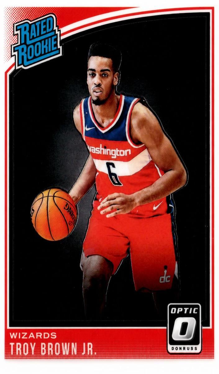 2018 Donruss Optic Basketball Troy Brown Jr. #192 PSA 9