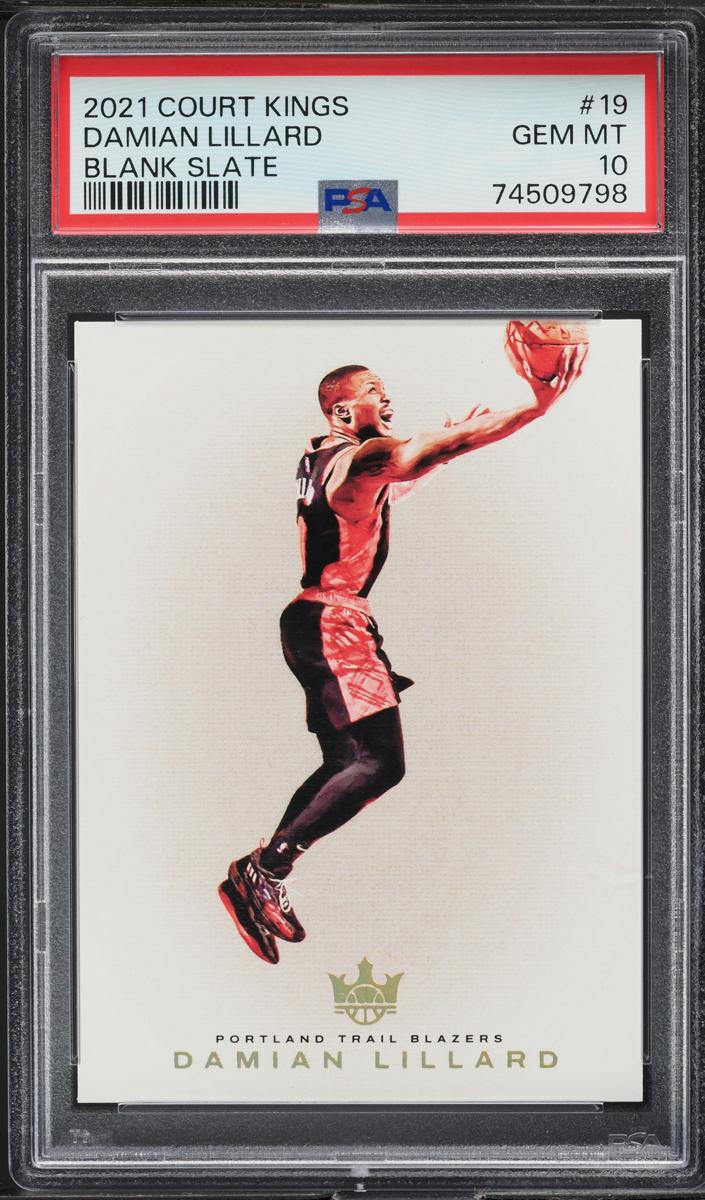 2021 Panini Court Kings Basketball Damian Lillard #19