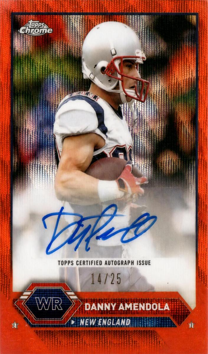 2023 Topps Composite Football Orange Wave Refractor Danny Amendola #TCA-DME