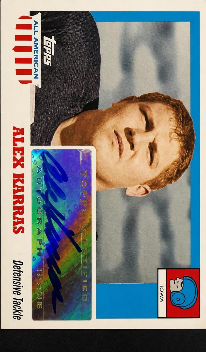 2005 Topps All American Football Alex Karras #A-AK