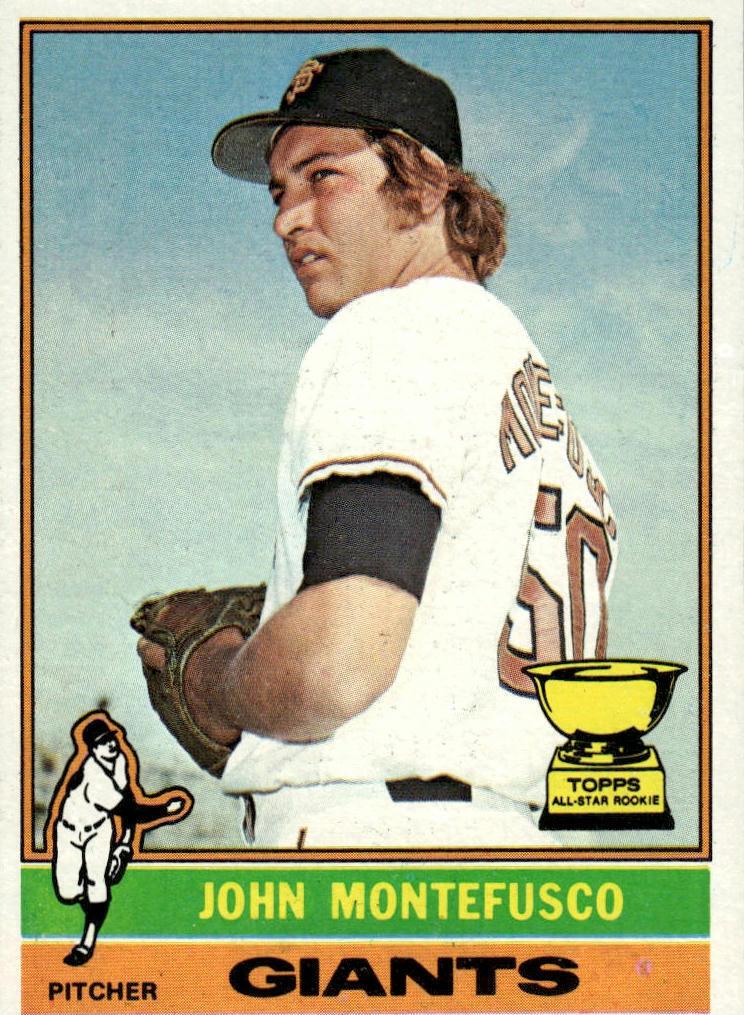 1976 Topps Baseball John Montefusco #30 PSA 7