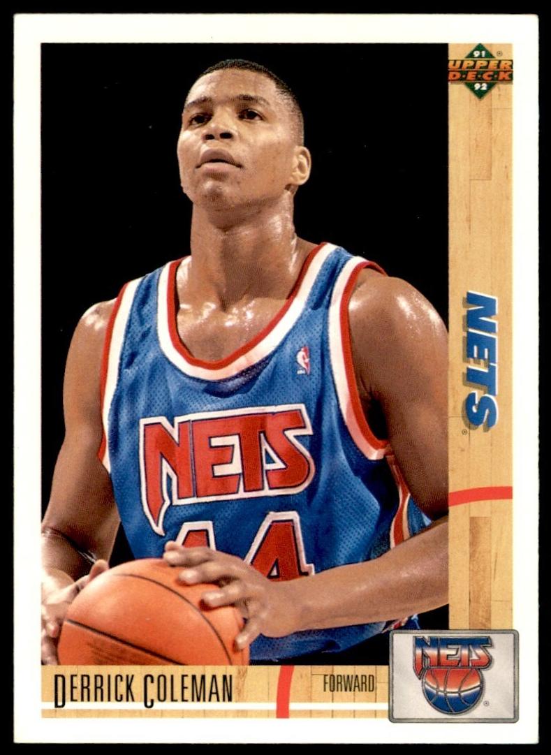 1991 Upper Deck Basketball Derrick Coleman #332 PSA 10
