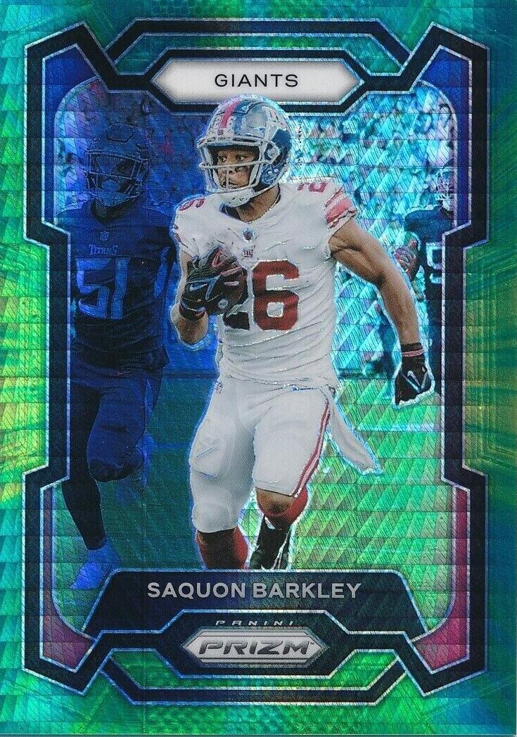 2023 Panini Prizm Football Hyper Saquon Barkley #225 PSA 8.5