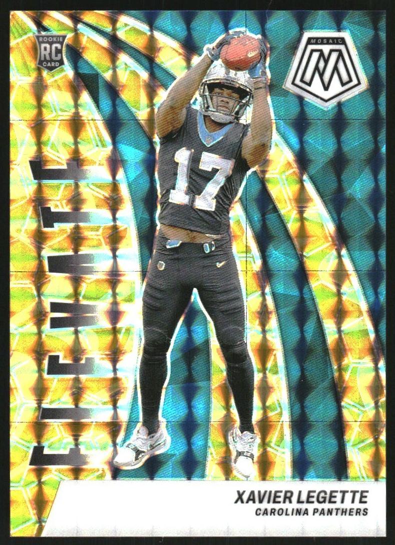2024 Panini Mosaic Football Reactive Yellow Xavier Legette #10