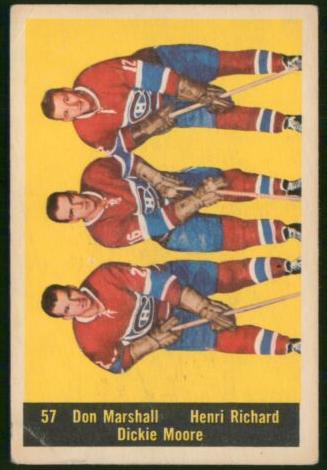 1960 Parkhurst Hockey Don Marshall #57