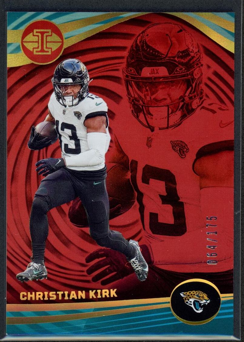 2023 Panini Illusions Football Trophy Collection Red Christian Kirk #48
