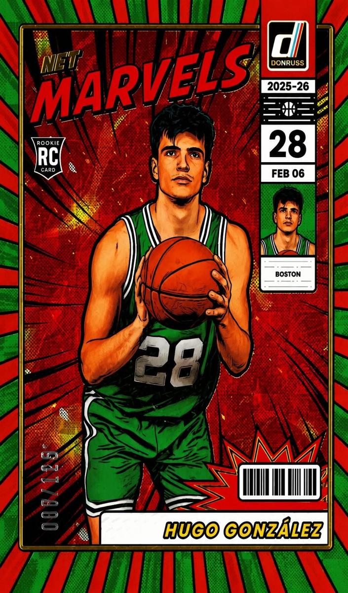 2025 Panini Donruss Basketball Hyper Hugo Gonzalez #1