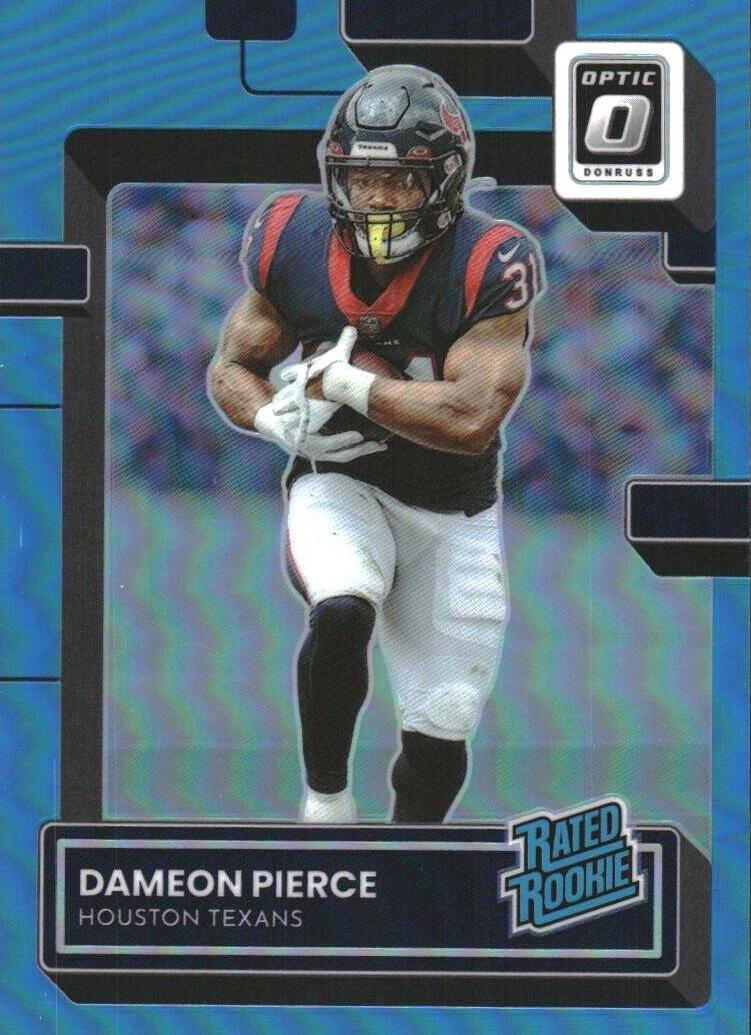 2022 Donruss Optic Football Aqua Dameon Pierce #240 PSA 9