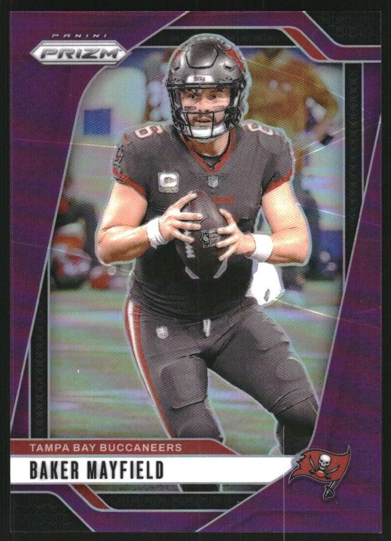 2024 Panini Prizm Football Purple Baker Mayfield #268