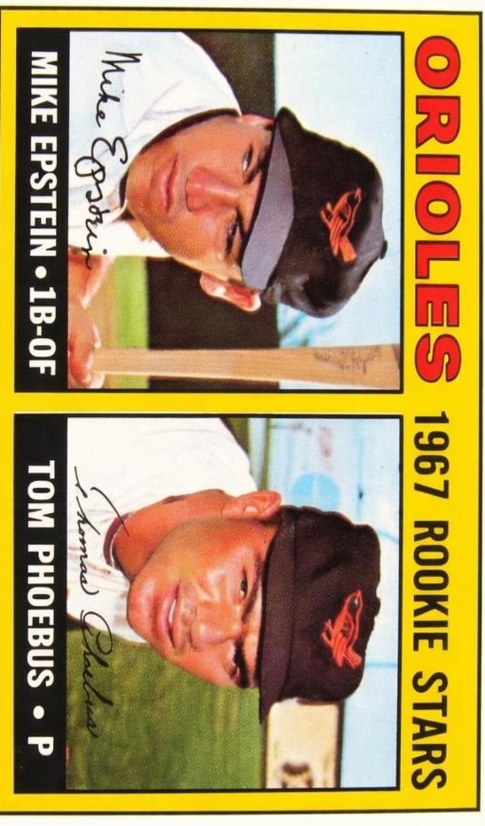 1967 Topps Baseball Orioles Rookies #204 PSA 7.5