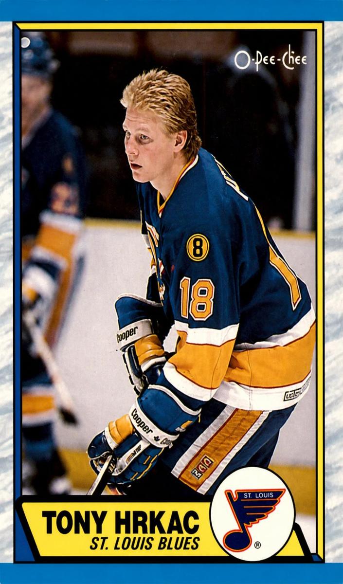 1989 O-Pee-Chee Hockey Tony Hrkac #64