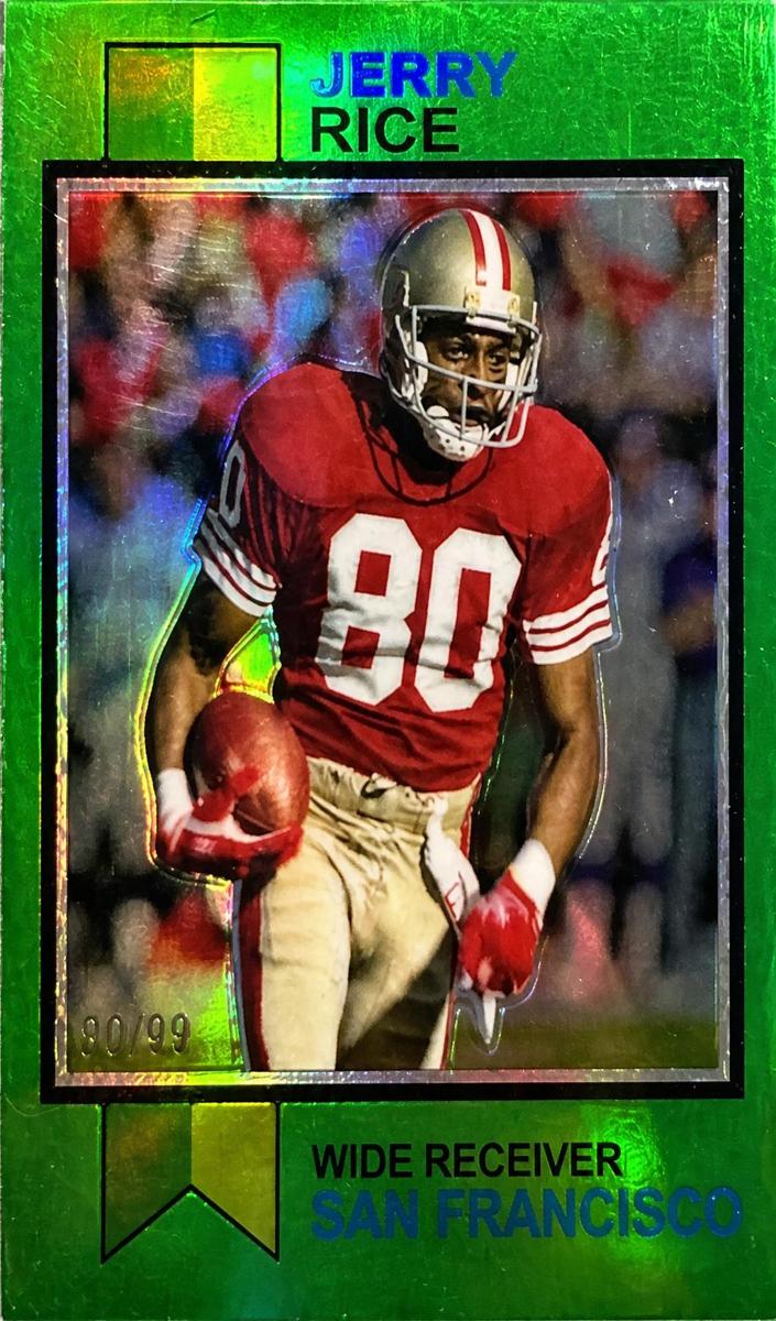 2023 Topps Composite Football Green Refractor Jerry Rice #1973-24
