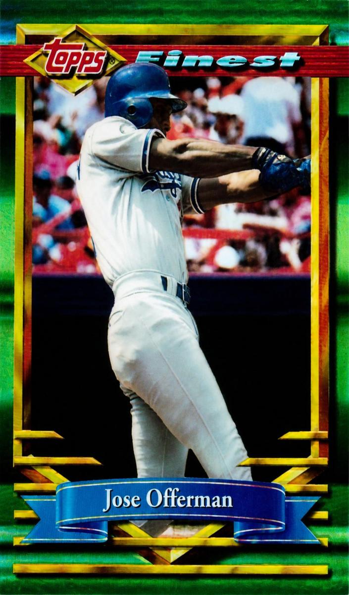 1994 Topps Finest Baseball Refractor Jose Offerman #23