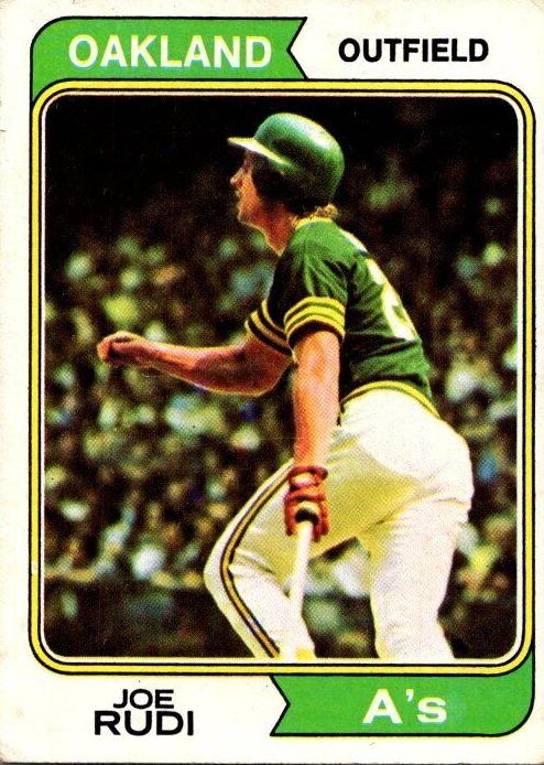 1974 Topps Baseball Joe Rudi #264
