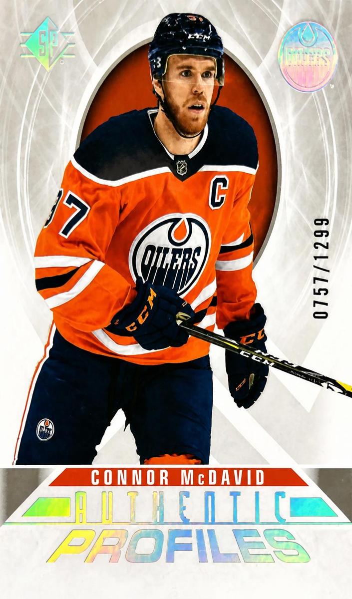 2020 SP Hockey Silver Spectrum Connor McDavid #AP1 PSA 10