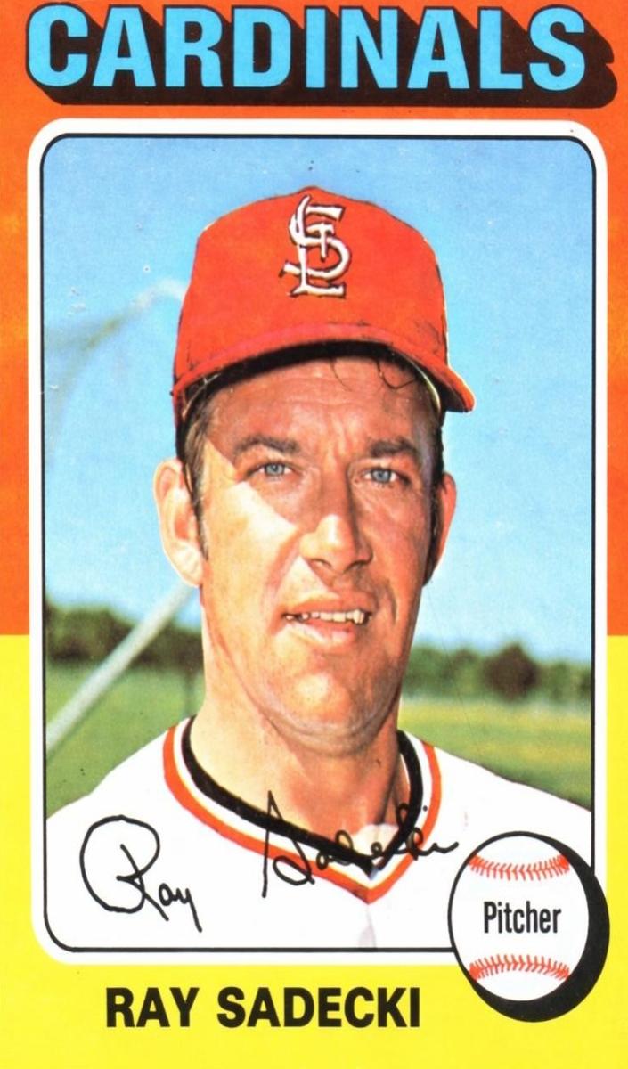 1975 Topps Mini Baseball Ray Sadecki #349