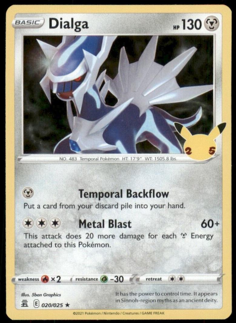 2021 Pokemon Celebrations Dialga #20