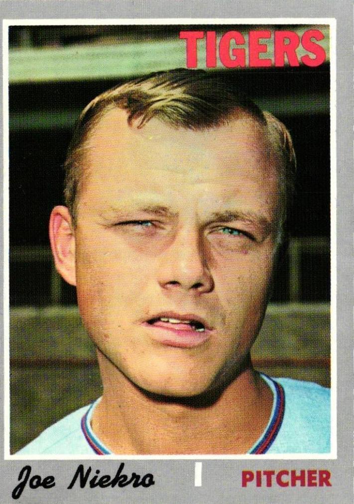 1970 Topps Baseball Joe Niekro #508 PSA 7.5