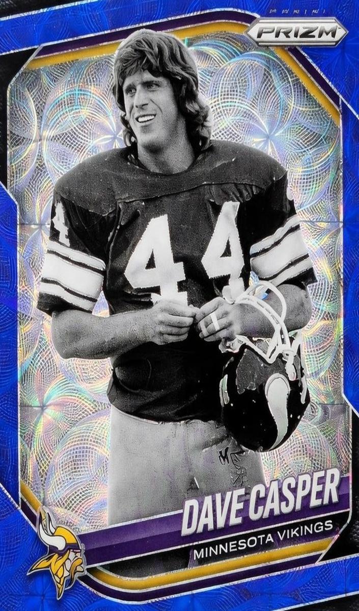 2025 Panini Prizm Football Choice Blue Dave Casper #256