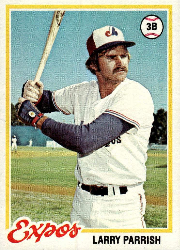 1978 Topps Baseball Larry Parrish #294 PSA 9