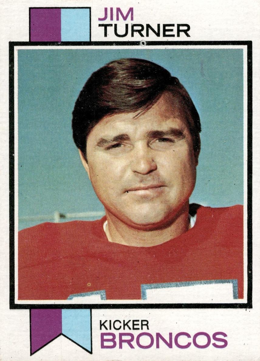 1973 Topps Football Jim Turner #334 PSA 9