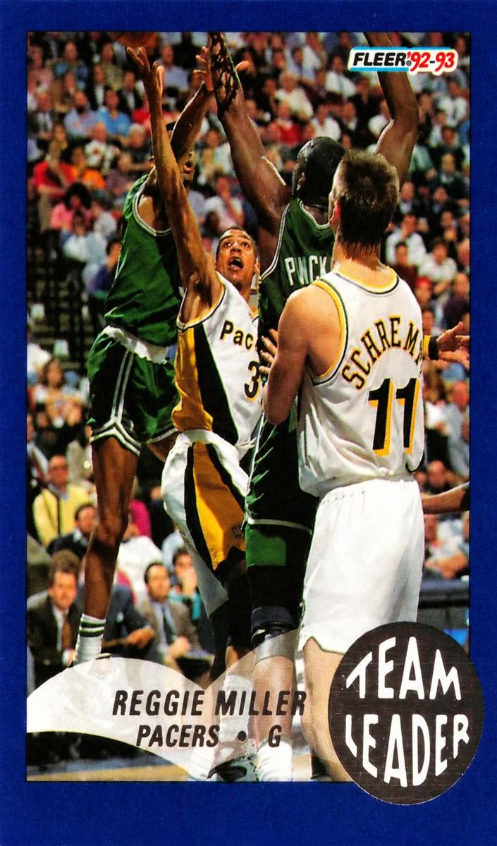 1992 Fleer Basketball Reggie Miller #11 PSA 9