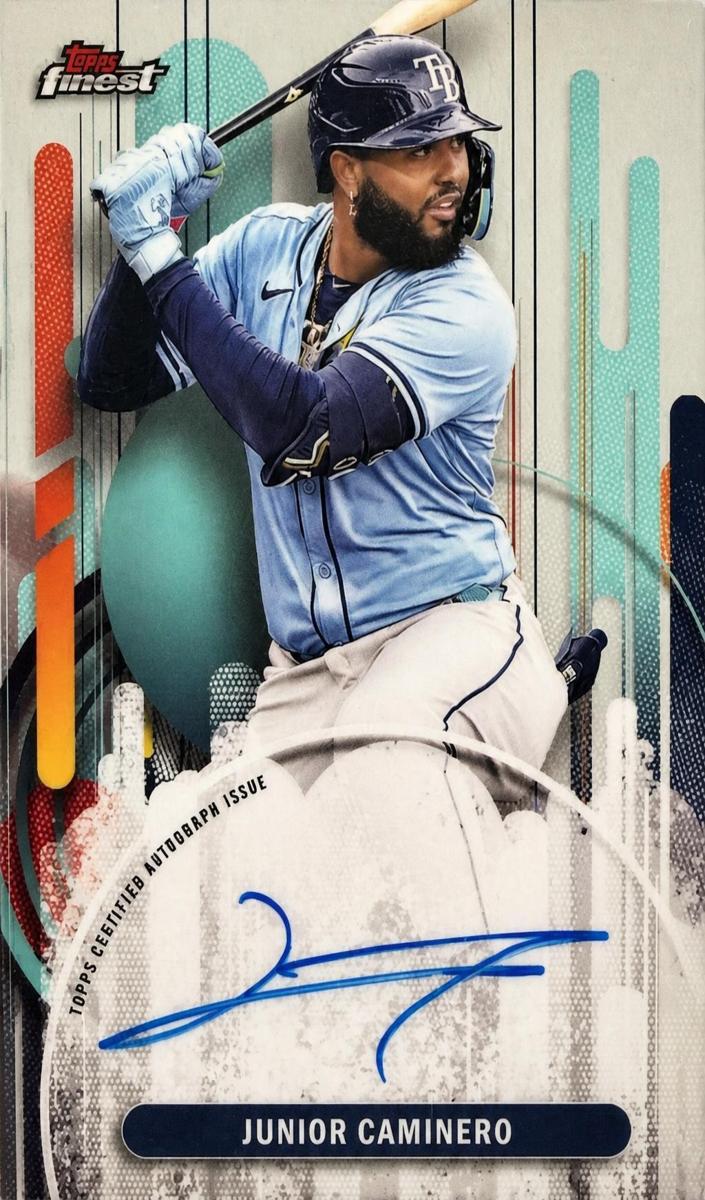 2025 Topps Finest Baseball Junior Caminero #FA-JC PSA 9
