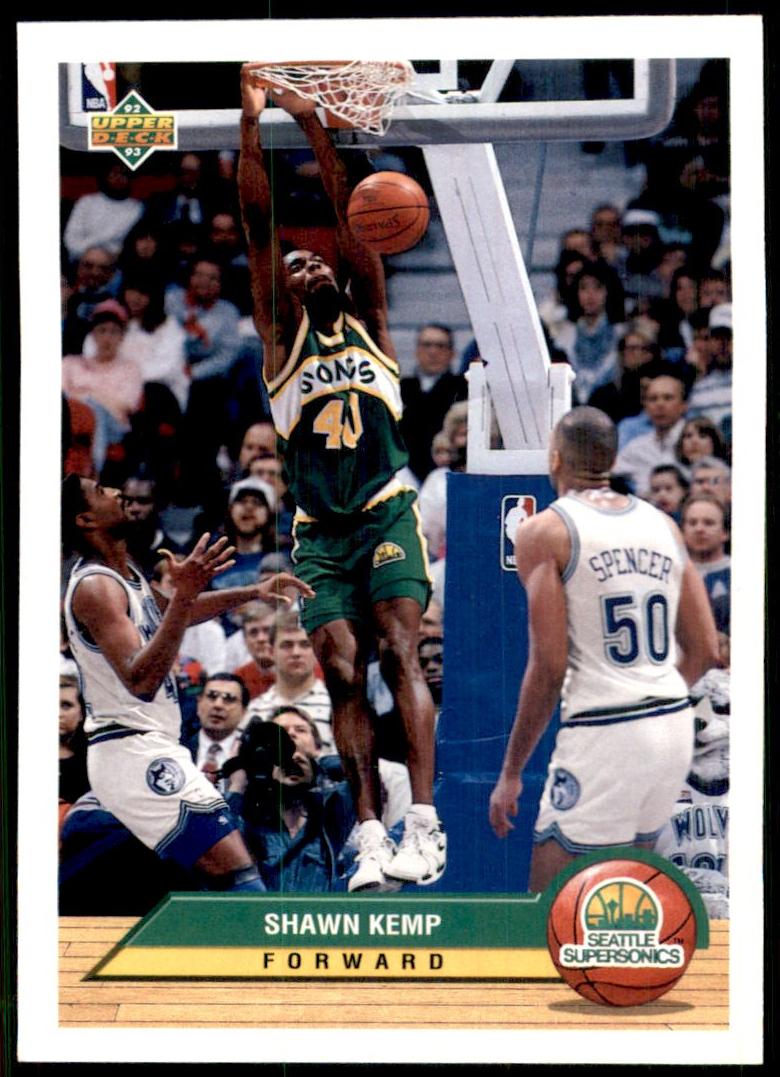 1992 Upper Deck McDonald's Basketball Shawn Kemp #P38 PSA 10