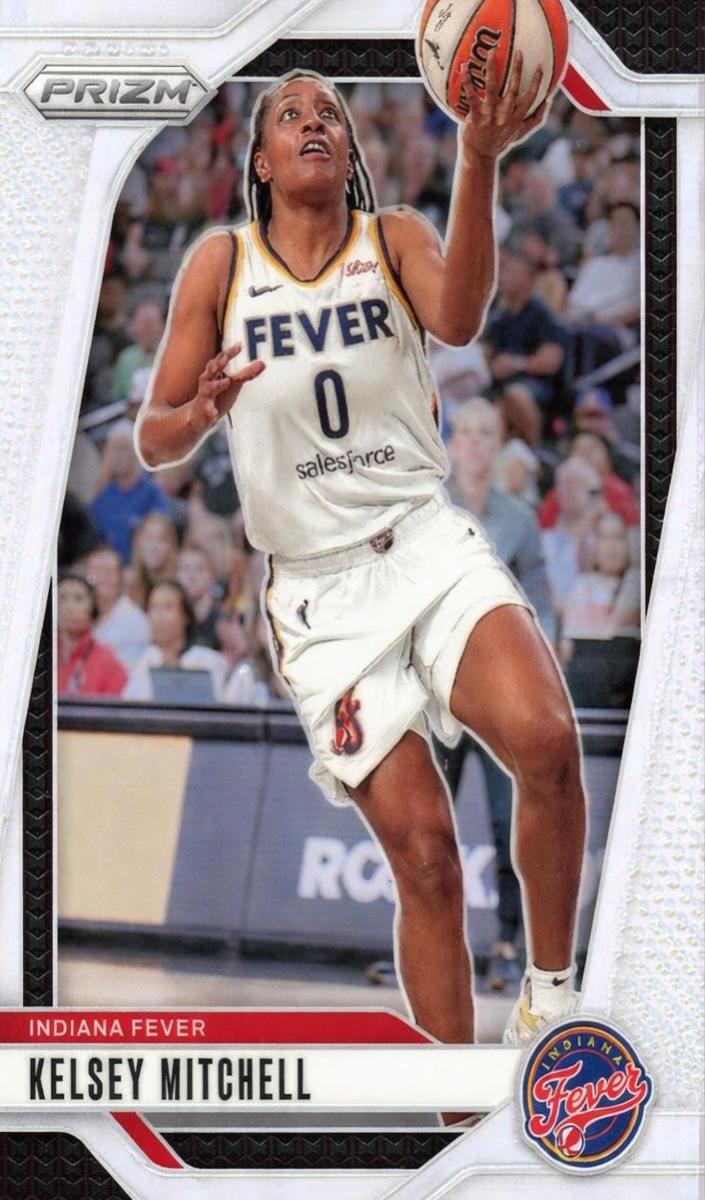 2024 Panini Prizm WNBA Basketball Silver Kelsey Mitchell #64 PSA 8