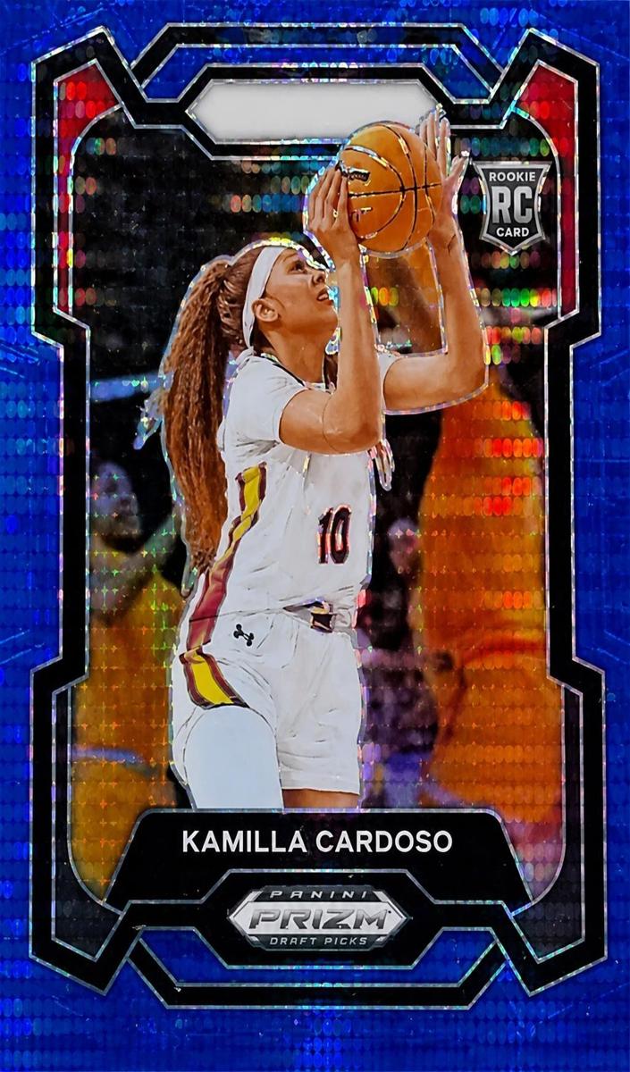 2024 Panini Prizm Draft Picks Basketball Blue Ice Kamilla Cardoso #59