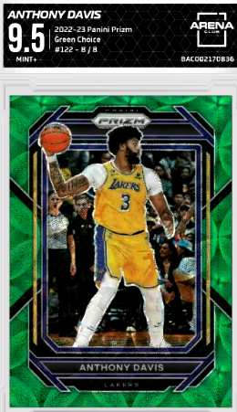 2022 Panini Prizm Basketball Choice Green Anthony Davis #122