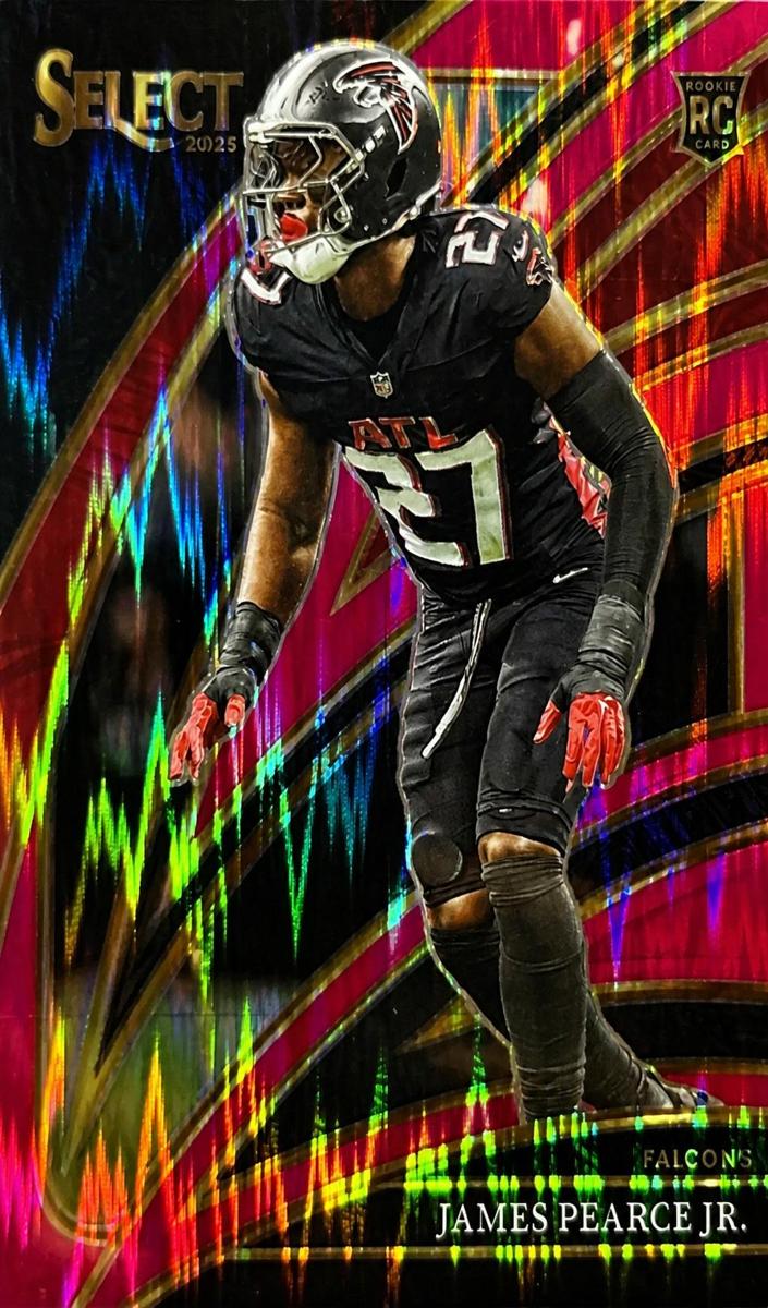 2025 Panini Select Football Pink Shock James Pearce Jr. #247