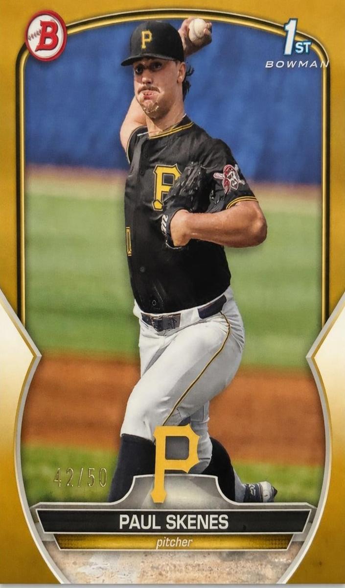 2023 Bowman Draft Baseball Gold Paul Skenes #BD-14