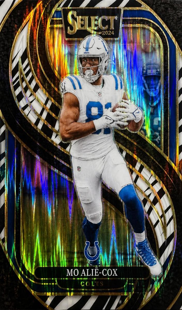 2024 Panini Select Football Zebra Mo Alie-Cox #184