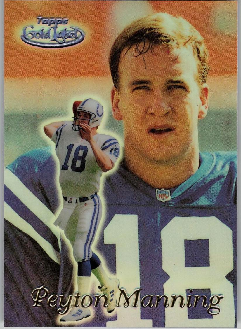 1999 Topps Gold Label Football Peyton Manning #61