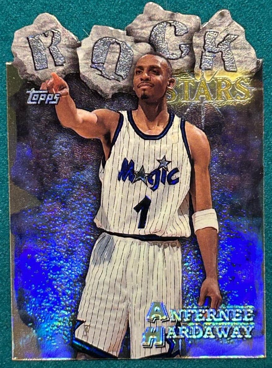 1997 Topps Basketball Refractor Anfernee Hardaway #RS6 PSA 9