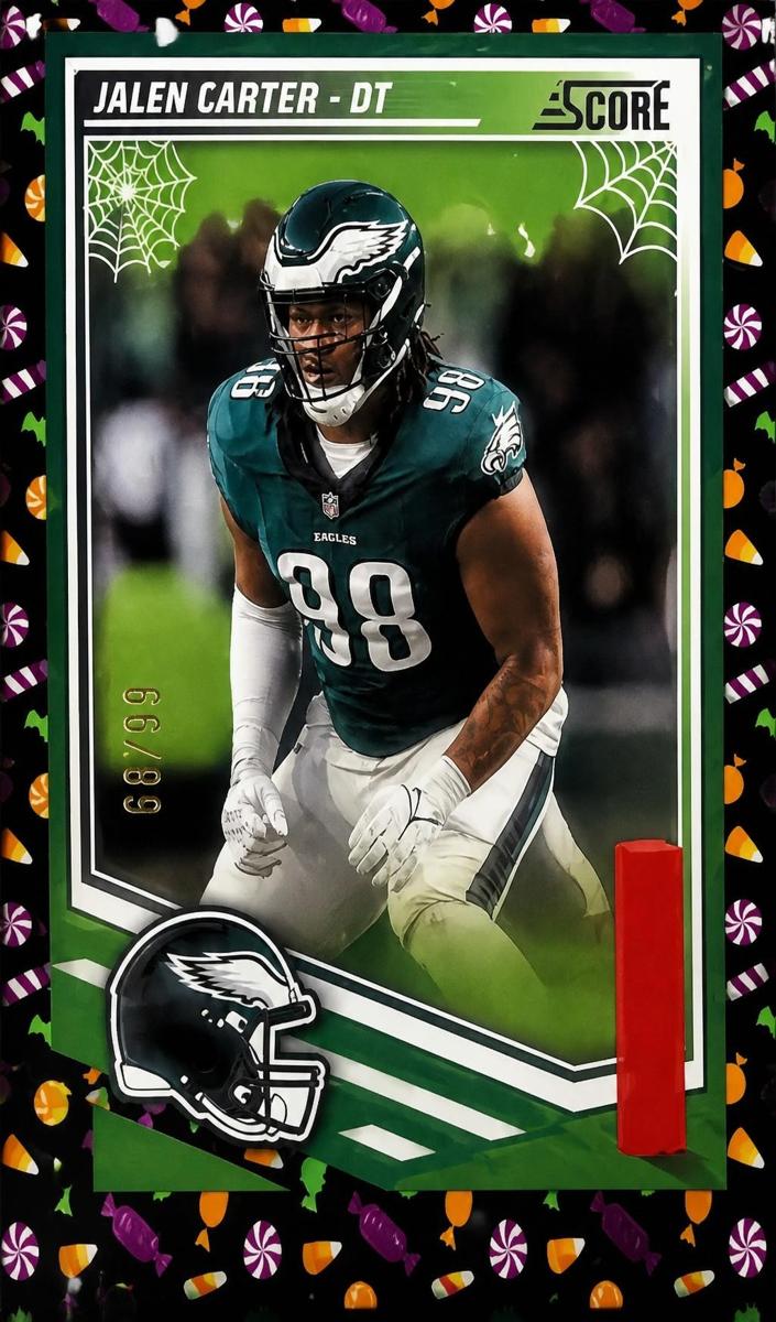 2025 Panini Score Football Trick or Treat Jalen Carter #64