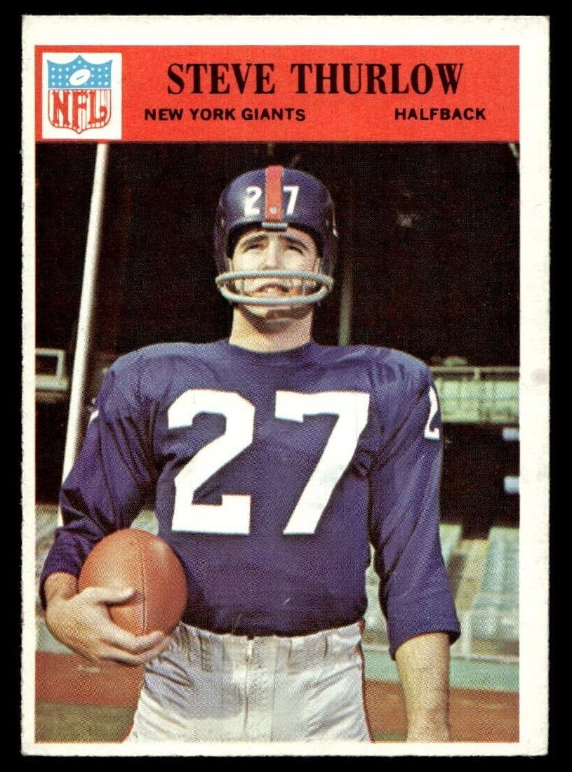 1966 Philadelphia Football Steve Thurlow #129 PSA 6