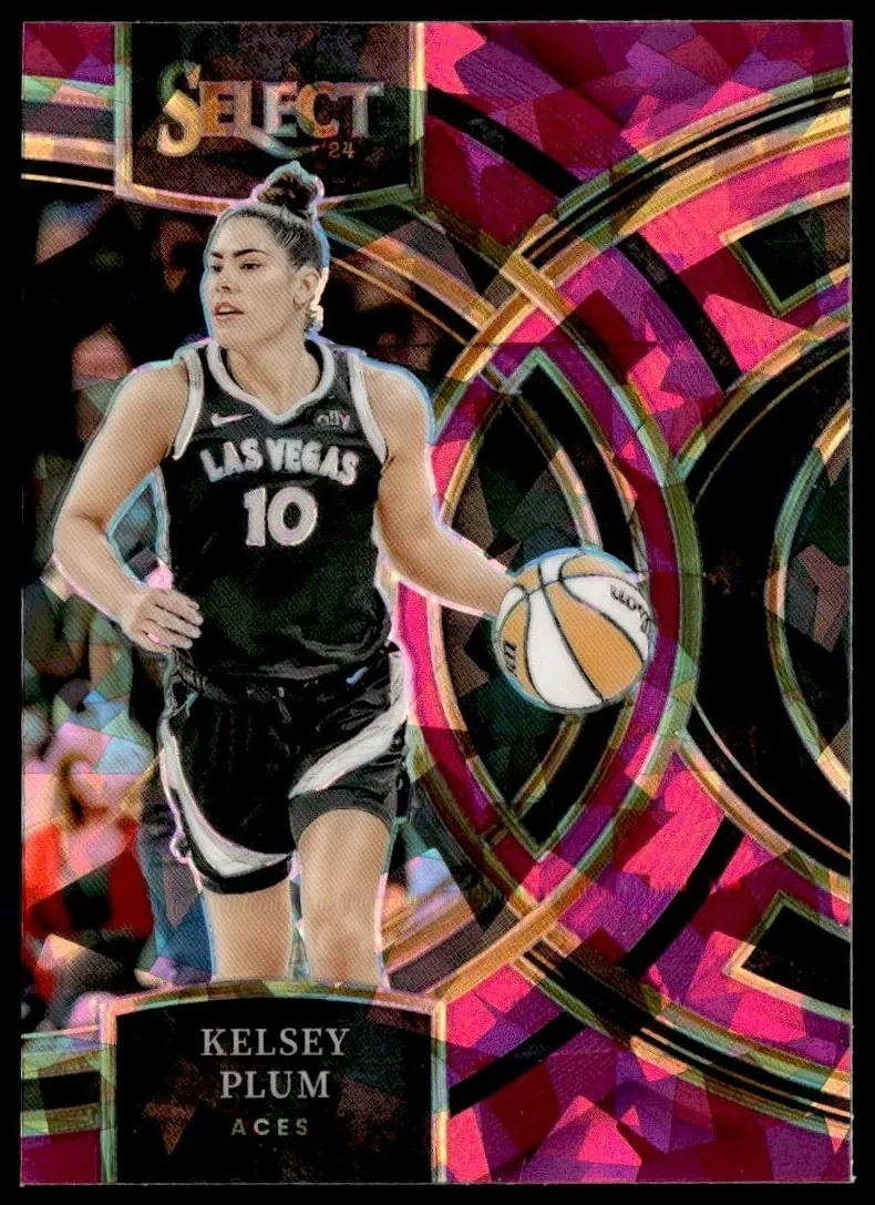 2024 Panini Select WNBA Basketball Pink Ice Kelsey Plum #105 PSA 10